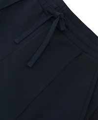 Reiss Women's Premium Interlock Wide-Leg Jogger Pants