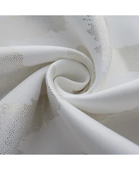 Rt Designers Collection Heathrow Halo Foil Blackout Polyester Window Curtain Grommet Panel 52" x 84"