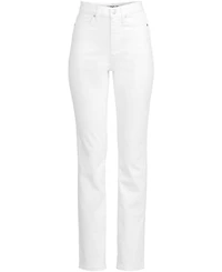 Lands' End Women's High Rise Straight Leg Jeans