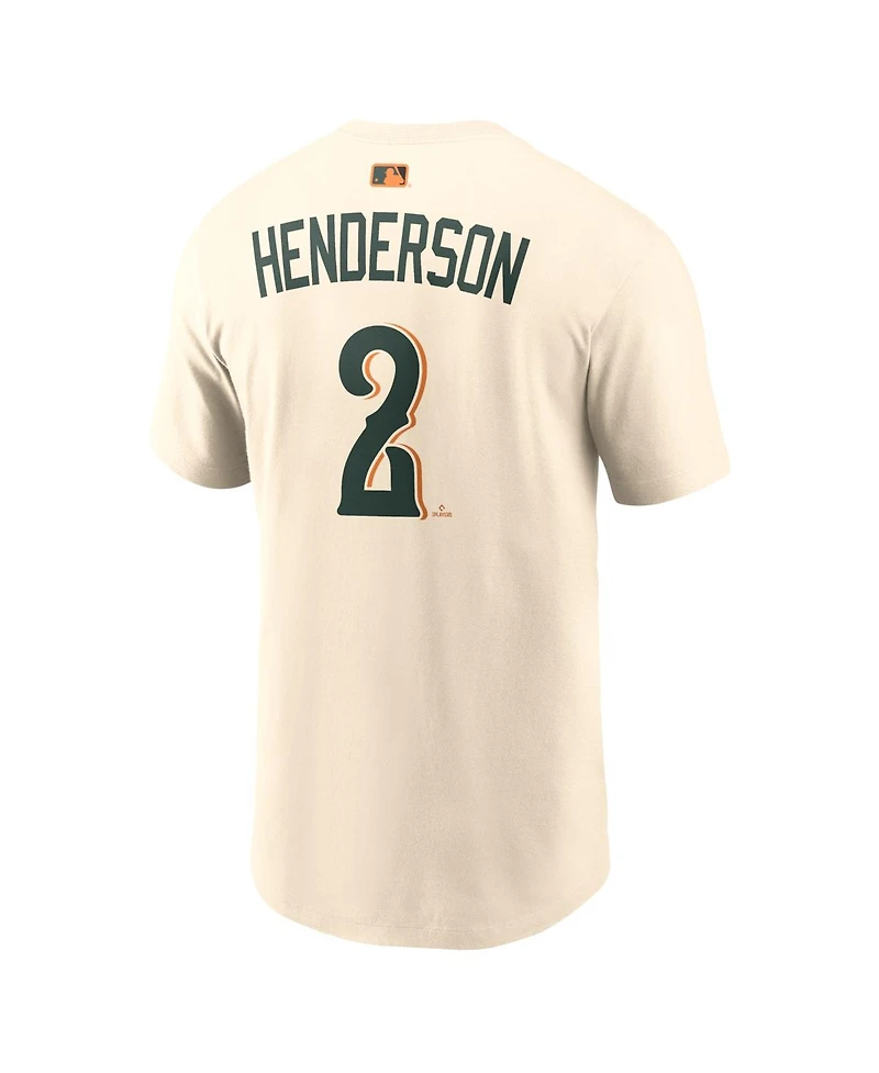 Nike Men's Gunnar Henderson Natural Baltimore Orioles 2026 City Connect Name & Number T-Shirt