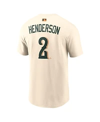 Nike Men's Gunnar Henderson Natural Baltimore Orioles 2026 City Connect Name & Number T-Shirt