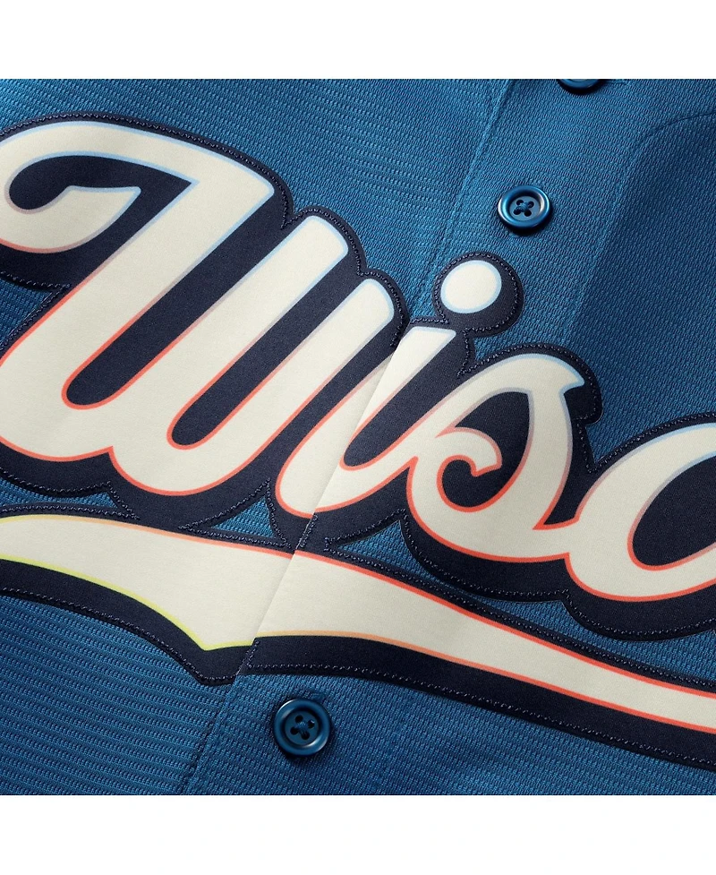 Nike Men's Mineral Blue Milwaukee Brewers 2026 City Connect Stadium Jersey