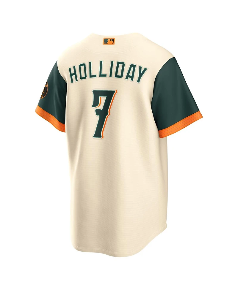 Nike Men's Jackson Holliday Natural Baltimore Orioles 2026 City Connect Stadium Jersey
