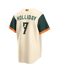 Nike Men's Jackson Holliday Natural Baltimore Orioles 2026 City Connect Stadium Jersey