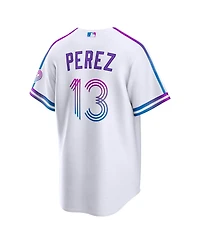 Nike Men's Salvador Perez White Kansas City Royals 2026 Connect Stadium Jersey