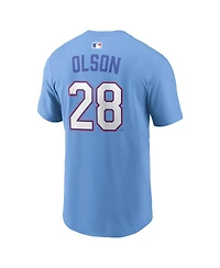 Nike Men's Matt Olson Powder Blue Atlanta Braves 2026 City Connect Name Number T-Shirt
