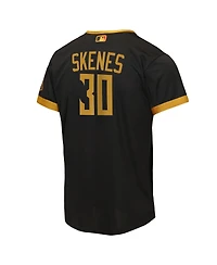 Nike Big Boys and Girls Paul Skenes Black Pittsburgh Pirates 2026 City Connect Stadium Jersey