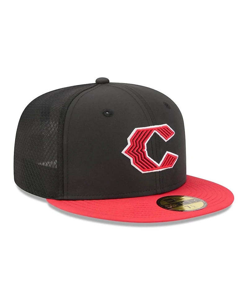 New Era Men's Red Cincinnati Reds 2026 City Connect Batting Practice 59FIFTY Fitted Hat