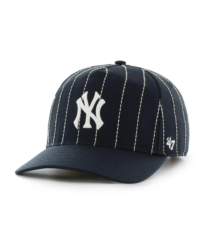 '47 Brand Men's x Rawlings Navy New York Yankees Pinstripe Hitch Adjustable Hat