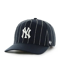 '47 Brand Men's x Rawlings Navy New York Yankees Pinstripe Hitch Adjustable Hat