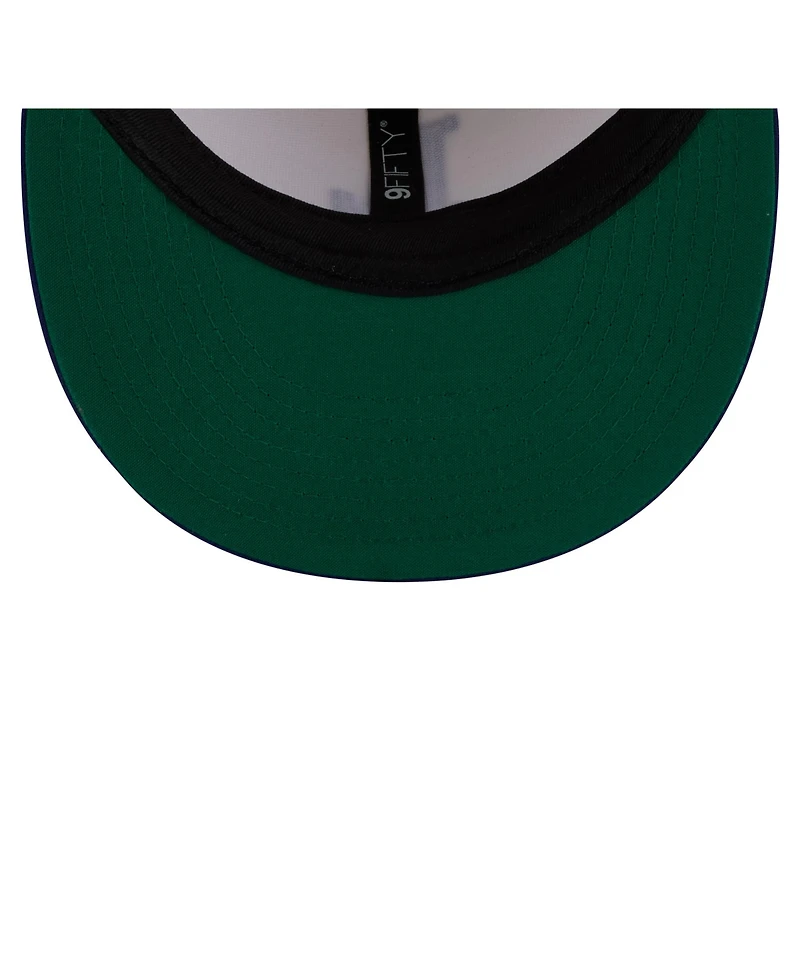 New Era Men's Cream/Royal Los Angeles Dodgers Localized 9FIFTY Snapback Hat