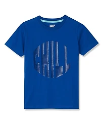 Lands' End Big Boys Husky Short Sleeve Graphic Tee