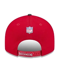 New Era Men's Red/Pewter Tampa Bay Buccaneers 2026 Nfl Draft On Stage Pre-Curved 9FIFTY Snapback Hat