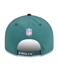 New Era Men's Midnight Green/Black Philadelphia Eagles 2026 Nfl Draft On Stage Pre-Curved 9FIFTY Snapback Hat
