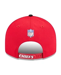 New Era Men's Red/Black Kansas City Chiefs 2026 Nfl Draft On Stage Pre-Curved 9FIFTY Snapback Hat