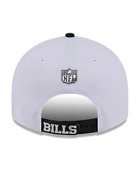 New Era Men's White/Black Buffalo Bills 2026 Nfl Draft Pre-Curved 9FIFTY Snapback Hat