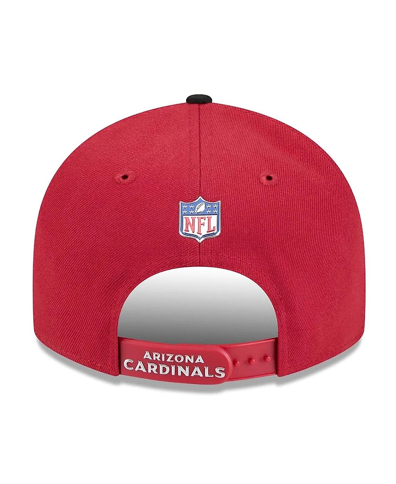 New Era Men's Cardinal/Black Arizona Cardinals 2026 Nfl Draft On Stage Pre-Curved 9FIFTY Snapback Hat