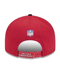 New Era Men's Cardinal/Black Arizona Cardinals 2026 Nfl Draft On Stage Pre-Curved 9FIFTY Snapback Hat
