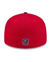 New Era Men's Red/Pewter Tampa Bay Buccaneers 2026 Nfl Draft Pre-Curved 59FIFTY Fitted Hat