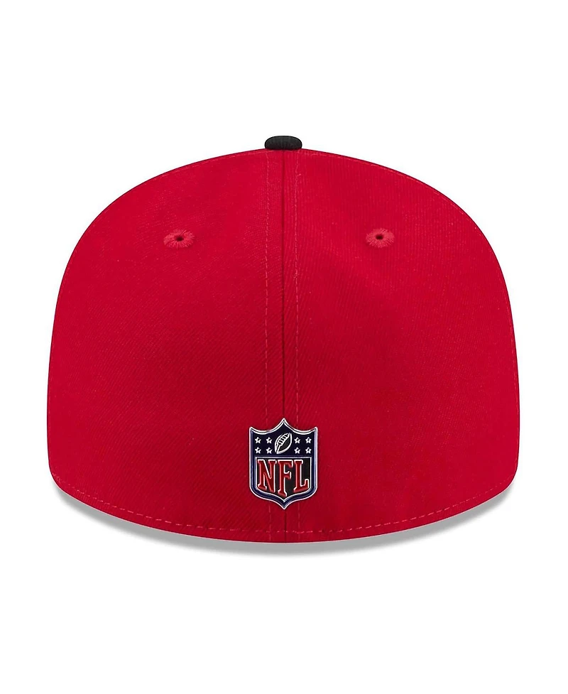 New Era Men's Scarlet/Black San Francisco 49ers 2026 Nfl Draft Pre-Curved 59FIFTY Fitted Hat