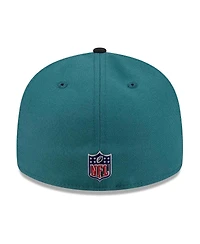 New Era Men's Midnight Green/Black Philadelphia Eagles 2026 Nfl Draft Pre-Curved 59FIFTY Fitted Hat