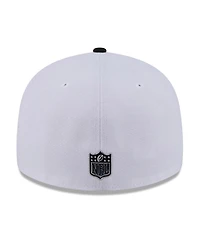 New Era Men's White/Black San Francisco 49ers 2026 Nfl Draft Pre-Curved 59FIFTY Fitted Hat
