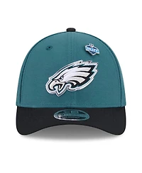 New Era Men's Midnight Green/Black Philadelphia Eagles 2026 Nfl Draft 39THIRTY M-crown Flex Hat