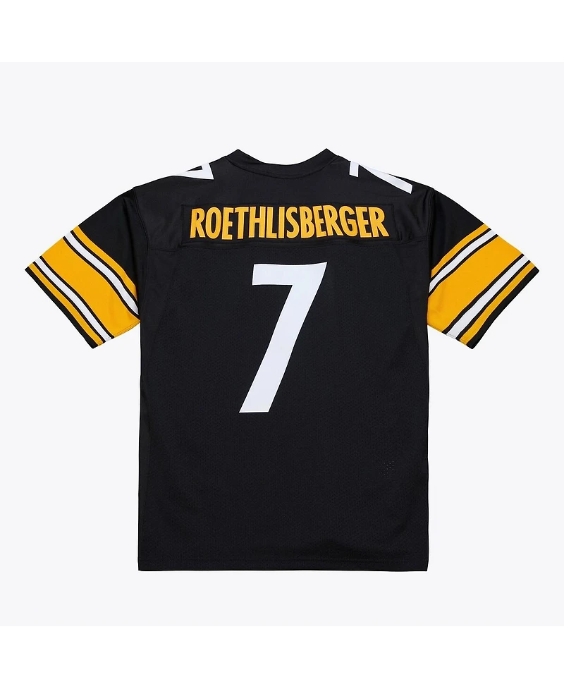 Mitchell Ness Men's Ben Roethlisberger Black Pittsburgh Steelers 2004 Authentic Jersey
