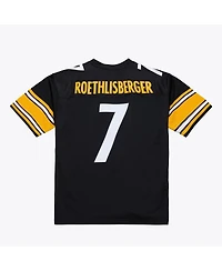 Mitchell Ness Men's Ben Roethlisberger Black Pittsburgh Steelers 2004 Authentic Jersey