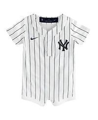 Nike Baby Boys and Girls White New York Yankees Home Replica Romper Jersey