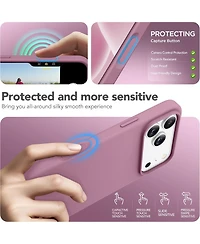 Gonez Magnetic for iPhone 17 Pro Max Case, Compatible with MagSafe, Liquid Silicone Anti-Scratch Shockproof Protective Phone Case