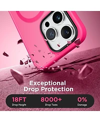 Gonez Magnetic for iPhone 15 Pro Max Case,Compatible with MagSafe,Slim Translucent Matte Back Shockproof Phone Protective Case