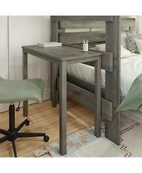 Max and Lily Farmhouse L-Shaped Bunk Bed with Desk