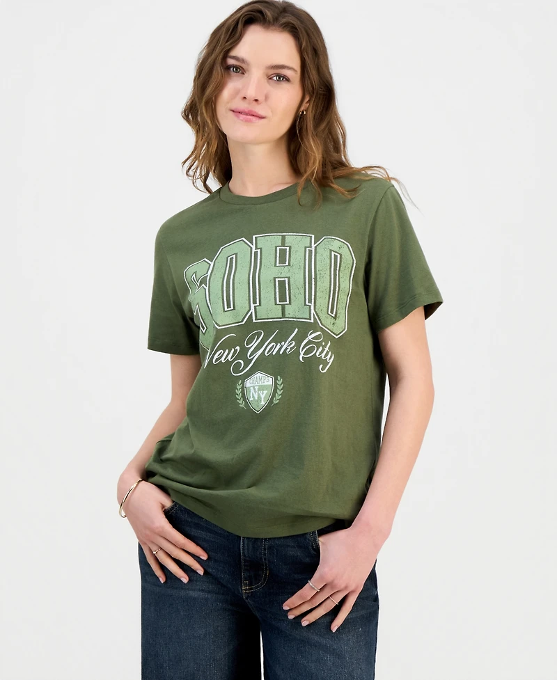 Grayson Threads, The Label Juniors' Soho Nyc Graphic-Print Tee