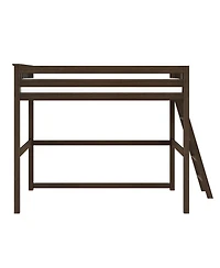 Max and Lily Classic Twin High Loft with Ladder on End