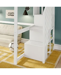Max and Lily Classic Full High Loft wiith Staircase