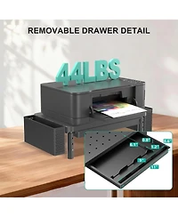 Gnuadz Monitor Stand Riser Drawer Pen Holder Adjustable desktop organizer