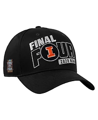 Nike Men's Black Illinois Fighting Illini 2026 Ncaa Men's Basketball Tournament March Madness Final Four Locker Room Adjustable Hat