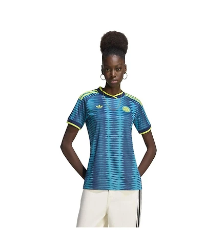 Adidas Women's Turquoise Colombia National Team 2026 Away Replica Jersey