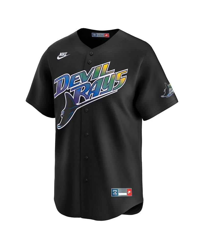 Nike Men's Black Tampa Bay Rays Cooperstown Collection Limited Jersey