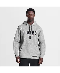 Nike Men's Heather Charcoal Detroit Tigers Authentic Collection Therma-fit Hoodie