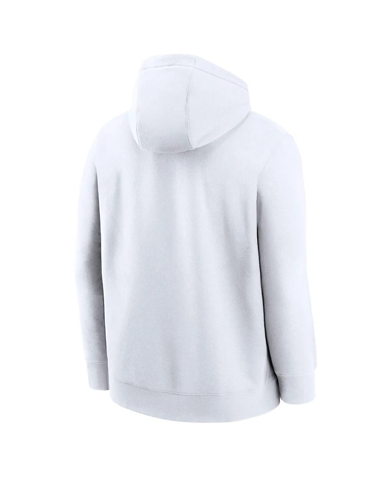 Nike Men's White New York Yankees Dri-Fit Club Hoodie