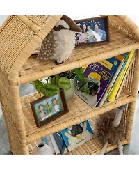 Momiji Alaya Handcrafted Rattan Kids House Shelf
