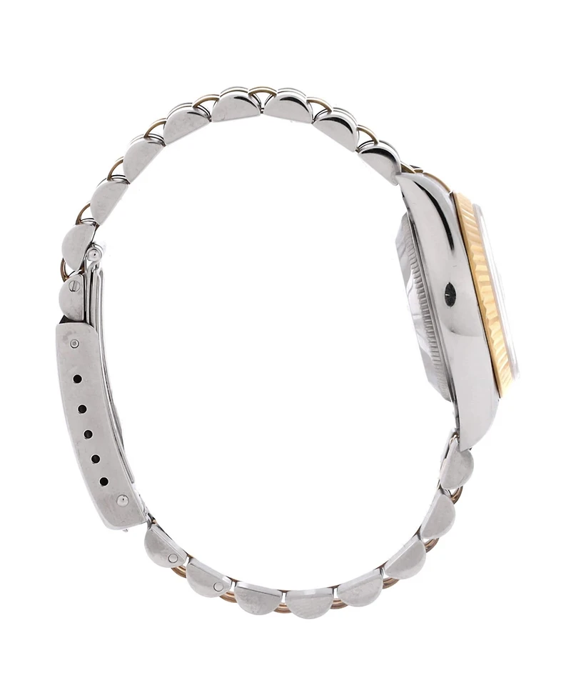 Pre-Owned Rolex Oyster Perpetual Datejust Automatic Watch in Stainless Steel and Gold with Diamond Markers 26mm