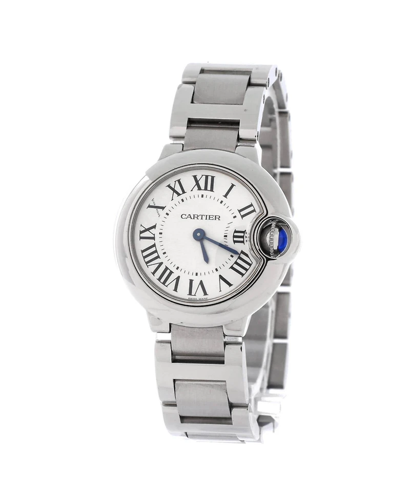 Pre-Owned Cartier Ballon Bleu de Cartier Quartz Watch in Stainless Steel 28mm