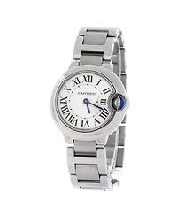 Pre-Owned Cartier Ballon Bleu de Cartier Quartz Watch in Stainless Steel 28mm