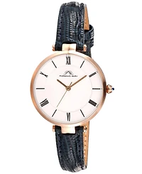 Porsamo Bleu Women's Bellevue Genuine Leather Band Watch 1481FBEL