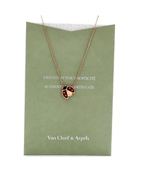 Pre-Owned Van Cleef & Arpels Lucky Spring Open Wings Ladybug Pendant Necklace