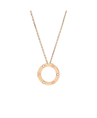 Pre-Owned Cartier 3 Diamonds Love Pendant Necklace