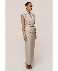 Jluxlabel Women's In Focus Belted Vest